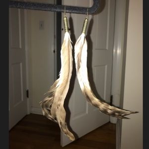 Feather earrings